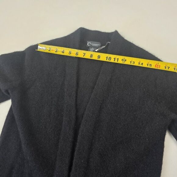 C by Bloomingdale’s 100% Cashmere Open Front Long Cardigan Sweater Duster Medium - Picture 5 of 9